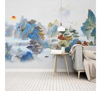 YueMingDi Montagne Sommet Paysage Paysage Moderne Fond D’Écran Décoration Chambre À Coucher Décoration De La Maison Fond D’Écran-350Cm×256Cm