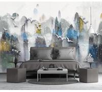 YueMingDi Montagne Sommets Plantes Paysage Salon Fond D’Écran Décoration De La Maison Bureau Étude Salon-200Cm×140Cm