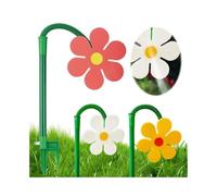 YUEMOL Crazy Daisy Sprinkler 360 Rotating Dancing Flower Irrigation Tool Adjustable Garden Sprinkler for Kids & Pets Playing Yard Watering(Red)