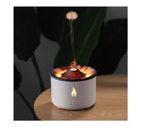 YUEMOL diffuseur Flamme Diffuseur d'air volcanique 360ml, Lampe à Flamme, humidificateur de Nuage d'air, télécommande, Huile Essentielle, arôme, Anneau de fumée, veilleuse