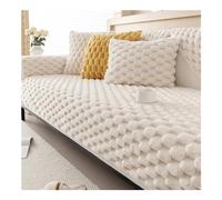 YUEMOL Housse de canapé Tapis de canapé d'angle Universel antidérapant en Peluche épaisse, Serviette de canapé Chaude d'hiver, Coussin de canapé for Couverture de canapé de Salon (Color : A, Size :