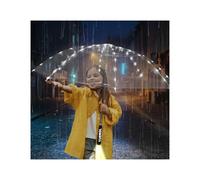 YUEMOL Parapluie Led Led parapluie lumineux transparent LED avec lampe poche crée une atmosphère rêve for vous, le parapluie convient aux anniversaires, mariages et fêtes de Noël(White Light)