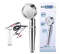 Yuemsh Pommeau de Douche Un pour fermer, 3 Modes Ajustable, Économie D', Résistant à la Chaleur, booster de filtre Réglage de 304 trous d' de 0,35 mm(Element de filtre)