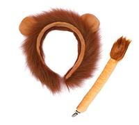 Yuemuop 1 Pcs Bandeau Oreilles de Lion, Déguisement de Lion Oreilles, Oreilles de Lion Carnaval Costume pour Enfants Cosplay Articles de Fête