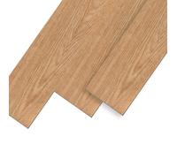 YUENFONG Lot de 18 revêtements de sol en PVC autocollants,aspect bois,91,44 x 15,24 x 0,2 cm,pour environ 2,5 m²,chêne chaud