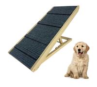 YUENFONG Rampe pour chiens Escalier pour chiens Voiture pliable 100cm de long pour chats grands et petits chiens, réglable en hauteur, antidérapant jusqu'à 100 kg