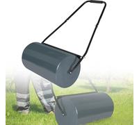 YUENFONG rouleau à gazon remplissable rouleau à main rouleau de jardin rouleau à main 57cm-métal rouleau à gazon fraise de jardin aérateur de gazon-32 cm de diamètre, 46 l de capacité de remplissage (