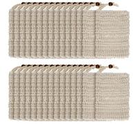 YUENPUN Lot de 30 sacs à savon avec cordon de serrage, pochette économiseur de savon, sacs à savon pour douche, bain moussant