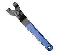 yuentoen Clé pour meuleuse d'angle réglable, avec poignée antidérapante le goujon du contre-écrou pour meuleuses Remplacer les disques-bleu