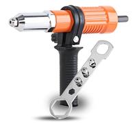Yuentoen Lot de 6 pinces à riveter aveugles pour visseuse sans fil et perceuse, adaptateur de pistolet à riveter électrique, embout de rivet aveugle pour rivets aveugles de 2,4 à 4,8 mm