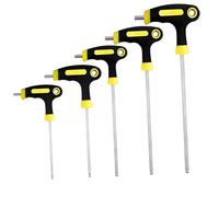yuentoen Lot de clés Allen à manche en T, 5 pièces - 2-6mm llen,Metric T-Handle Metric Ball End Hex Key Set