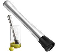 YUENX Pilon à Cocktail, Pilon Mojito Acier Inoxydable Cocktail de Pilon 21.2cm pour Cuisine Bar Restaurant