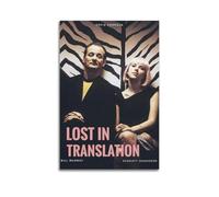 YUERBNC Poster de film Lost in Translation - Art mural vintage - Impression sur toile - Impression de musique et de films - Peinture décorative pour salon, chambre à coucher - 40 x 60 cm - Style sans