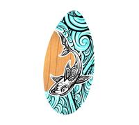 YueShengYCHUANG Skimboard, Plage, Jouet de Plage Debout, Petite Planche de Surf, Skimboard en Bois pour Adolescents, Enfants, Usage Universel, pour Hommes et Femmes