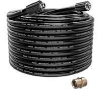 YUET 10M Tuyau de Rechange Tuyau d'extension pour Nettoyeur Haute Pression, 2000 PSI,M22 Flexible Fileté Connecteur pour Karcher M22-14mm Connexion Twist Femelle Kärcher K2, K3, K4, K5, K7
