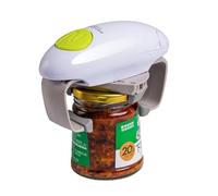 YUET Ouvre-boîte électrique à bord lisse portable, Gadget de Cuisine à Ouverture Ouvre-bocal Automatique Mains Libres avec Moins d'efforts, Fonctionne avec piles Pour Ouvrir