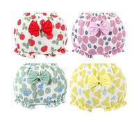 Yuetide Bébé Fille Culotte Bloomer Short Tout-Petits à Volants Couvre-Couche Mignon Boxer Bas de Pyjama sous-vêtements Enfant A1 6-12 Mois