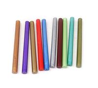 Yueton Lot de 10 bâtons de cire colorés pour scellage de cire rétro vintage
