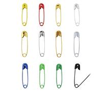 yueton Lot de 100 épingles à nourrice en métal de 2,5 cm, mini épingles à nourrice décoratives, épingles à coudre, épingles à vêtements, épingles à pull, écharpe, jupe (couleurs mélangées)