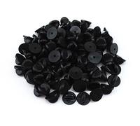 Yueton Lot de 100 fermoirs en caoutchouc PVC 11 mm