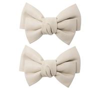 yueton Lot de 2 pinces à chaussures élégantes en cuir avec nœud amovible pour chaussures à talons hauts, chaussures plates, sandales
