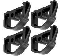 YUETTYY 1/4/6/8 pièces de rechange pour Workmate Workmate Workmate Workbench Leg Catch 242416-00, accessoires de scie de table noirs (4 pièces)
