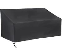 YUETTYY Housse de banc de jardin 2/3/4 places, imperméable, coupe-vent, anti-UV, très résistante, pour banc de jardin, terrasse, causeuse (134 x 66 x 89 cm)