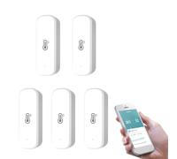 YUETTYY Hygromètre Thermomètre Capteur, Capteur intelligent sans fil Tuya WiFi et Zigbee pour la température et l'humidité intérieure, avec notification alerte de l'application Tuya à distance pour la