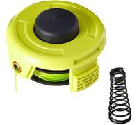 YUETTYY Lot de 1/2 bobine de bobine et ressort de recouvrement pour bobine Ryobi RAC118 1,2 mm RLT3525S, bobine de rechange et ressort de couverture (1 ensemble)
