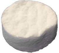 YUETTYY Lot de 10 éponges rondes en laine céramique pour cheminée au bioéthanol 8,6 x 2,5 cm