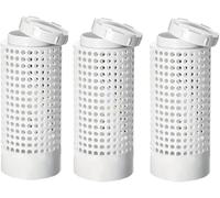 YUETTYY Lot de 3 composteurs de vers ventilés dans le sol - Composteur de ferme - 30,5 x 15,2 x 15,2 cm - 110 mm - Rond - Avec couvercle - Pour jardin, cour