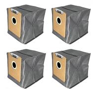 YUETTYY Lot de 4/10 sacs à poussière de rechange pour aspirateur Eufy Clean G35+, G40+, G40 Hybrid+ Auto-Empty Gris (4 pièces)