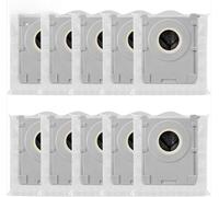 YUETTYY Lot de 4/10 sacs à poussière, sacs filtrants pour aspirateur Deebot Mini pour aspirateur ECOVACS, sacs poubelle non tissés de grande capacité de 3,5 L, pièces de rechange (lot de 10)