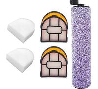 YUETTYY Lot de 5 brosses de rechange pour aspirateur Shark HydroVac multi-surfaces WD100 WD101 WD200, 1 brosse rouleau, 2 filtres en mousse, 2 filtres HEPA