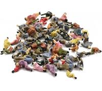 YUETTYY Lot de 60 figurines peintes - Figurines de personnes assises - Figurines peintes à l'échelle 1:87 - Passager à l'échelle HO assis - Figurines et pièces de décoration
