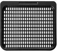 YUETTYY Plateau de cuisson de rechange pour friteuse à air, grille de cuisson amovible en maille noire, plateau de cuisson pour friteuse à air, accessoires de friteuse à air, 25,4 x 22,9 cm (L x l)