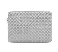 YUEVXN Housse for ordinateur portable à texture de grille, sac antichoc | La doublure intérieure simple offre une protection contre les rayures et un ajustement doux