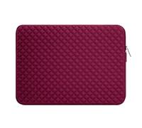 YUEVXN Housse for ordinateur portable à texture de grille, sac antichoc | La doublure intérieure simple offre une protection contre les rayures et un ajustement doux