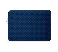 YUEVXN Housse for ordinateur portable à texture de grille, sac antichoc | La doublure intérieure simple offre une protection contre les rayures et un ajustement doux