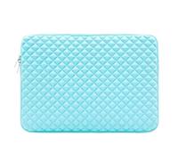 YUEVXN Housse for ordinateur portable à texture de grille, sac antichoc | La doublure intérieure simple offre une protection contre les rayures et un ajustement doux