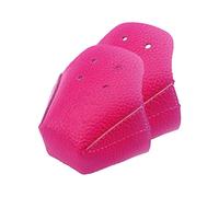 YueWan 1 Pair Toe Guards Protectors PU Leather Roller Skate Protectors with 4 Holes for Roller Skate