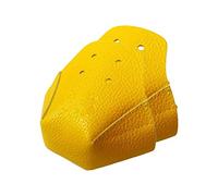 YueWan 1 Pair Toe Guards Protectors PU Leather Roller Skate Protectors with 4 Holes for Roller Skate