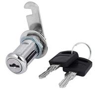 YUEWO Serrure Batteuse Cylindre ,Serrure de came d'armoire d'acier inoxydable avec les mêmes clés 35mm Verrou de Porte pour Armoire