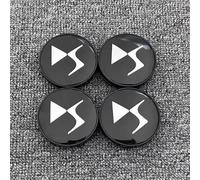 YUEXIANGJING 4 Pieces Cache Moyeux pour DS 3 Crossback/DS 4/DS 5/DS 7/DS 7 Crossback/DS 9,Enioliveurs Centre de Roue Caches Embleme Cache Moyeux de Roue Voitures Enjoliveurs Décoratifs Accessoires