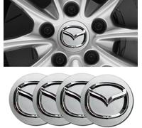 YUEXIANGJING 4 Pieces Cache Moyeux pour Mazda MX-5 MX5 RF ND NC NB NA 56MM,Enioliveurs Centre de Roue Caches Embleme Cache Moyeux de Roue Voitures Enjoliveurs Décoratifs Accessoires