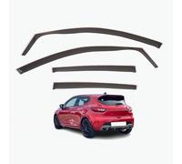 YUEXIANGJING Déflecteurs d'air pour Renault Clio MK4 5-Türer Schrägheck 2013 2014 2015 2016 2017 2018 2019, Déflecteurs de Fentre Latérale Protection Contre la Pluie Fenêtre Latérale