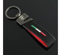 YUEXIANGJING Porte Clef Voiture pour Abarth 595 Pista 2018-2024, Porte Clé Voiture Accessoires Interieur comme Cadeau d'affaires pour Homme et Femme,C