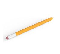 Yuexitech Étui à crayons en silicone pour Apple Pencil Generation 2/Pro, coque de protection ultra fine en silicone, compatible avec le chargement magnétique et la double pression (orange)