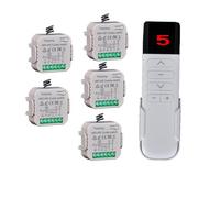 Yueyang Commutateur de volets roulants WiFi avec télécommande RF433 mhz, module interrupteur Wifi pour volets roulants et rideaux, compatible avec Alexa et Google Home (5)