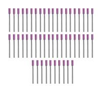 Yueyashux 50pcs Set Griding Wheel Affûtage des outils rotatifs de tige avec une tête de pierre abrasive de 4 mm pour le polissage et le broyage en métal, en plastique et en bois